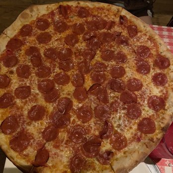 Home Slice Pizza - Large Red Pizza (18") with Pepperoni - Pizza Near Me - Austin, Texas