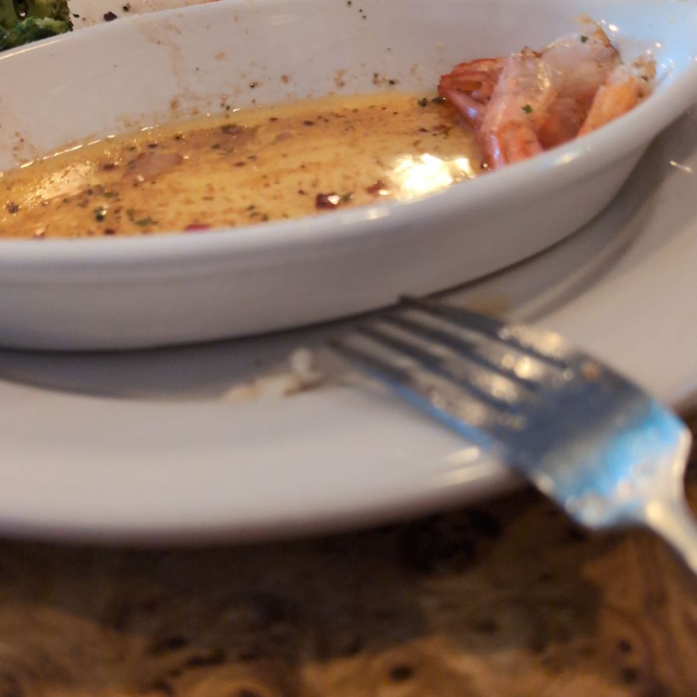 I ate all the scampi!