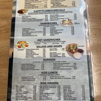 Cappy's Breakfast Cafe - Cappy's menu Dec 2023 - Breakfast & Brunch Near Me - Tucson, Arizona