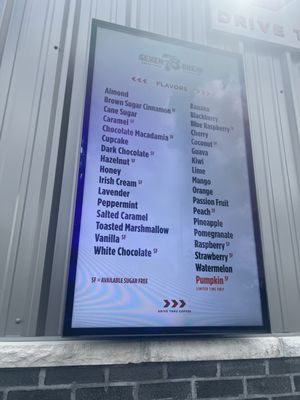Menu photo 6 7 Brew Coffee West Palm Beach, FL