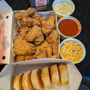 Bojangles - 12-piece box cost $19.99. The sides were extra. $3.19 each. Half a gallon of sweet tea was included. - Fast Food Near Me - Doraville, Georgia Bojangles - 12-piece box cost $19.99. The sides were extra. $3.19 each. Half a gallon of sweet tea was included. - Fast Food Near Me - Doraville, Georgia