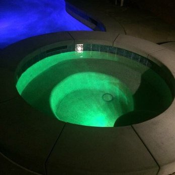 Majestic Pool Construction - Spa at night - Pool & Hot Tub Service Near Me - Temecula, California