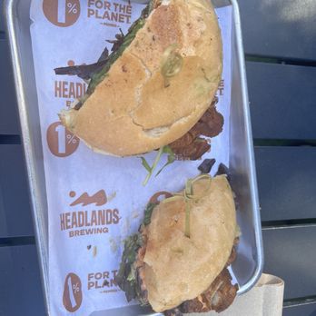 Headlands Brewing - Half eaten chicken sandwich - Beer Gardens Near Me - Walnut Creek, California Headlands Brewing - Half eaten chicken sandwich - Beer Gardens Near Me - Walnut Creek, California