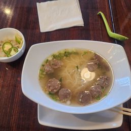 Cambodian noodles soup. Cambodian noodles soup.