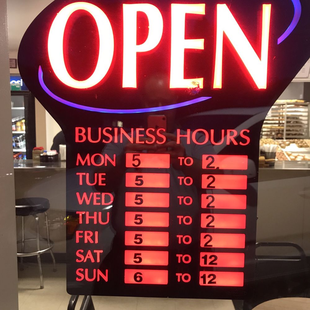 Mrs Renison's Donuts - a business hours sign - Donuts Near Me - Marysville, Ohio Mrs Renison's Donuts - a business hours sign - Donuts Near Me - Marysville, Ohio