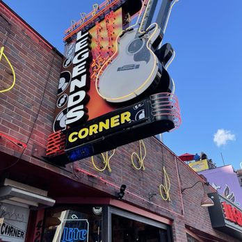 Legends Corner - a neon sign for a guitar shop - Bars Near Me - Nashville, Tennessee Legends Corner - a neon sign for a guitar shop - Bars Near Me - Nashville, Tennessee