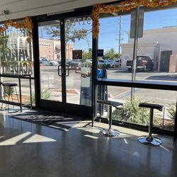 West Valley Dance Academy - Countertop seating with charging ports for parents needing to work during their children's classes