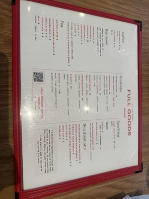 Menu photo 6 Full Goods Diner San Antonio, TX