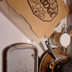 Bridge Pizza, Brooks Street Missoula - Box / stove 