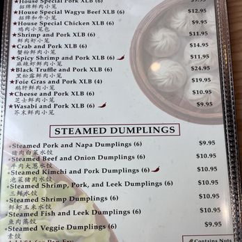 Xiao Long Dumplings - 1/13/26 menú - Chinese Near Me - Las Vegas, Nevada