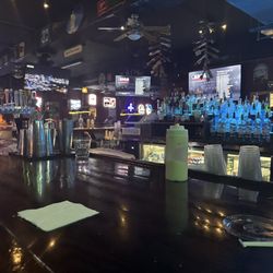 Inside, corner of bar