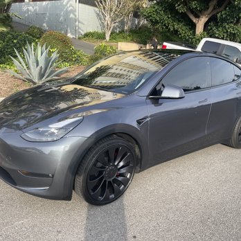 Sam's Steam Auto Detailing - 2023 Tesla w/ ceramic coating. - Auto Detailing Near Me - Playa Vista, California