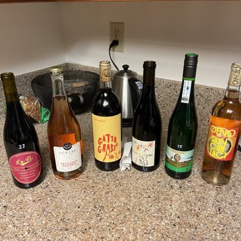 Clos Wine Shop - Some wines we picked up - the far left 'Lo-fi' was the fan favorite and absolutely delicious. - Wine Bars Near Me - San Diego, California
