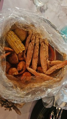 Shaking seafood by null