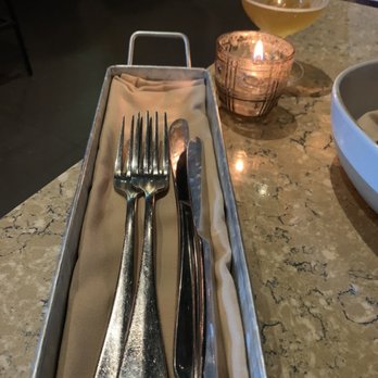 Americano Pie Bar - New Utensils served this way between courses - Italian Near Me - Islip, New York