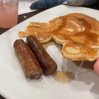Broken Yolk Cafe - One of the sausages looks like a bite was taken or reused? - Breakfast & Brunch Near Me - Orange, California Broken Yolk Cafe - One of the sausages looks like a bite was taken or reused? - Breakfast & Brunch Near Me - Orange, California