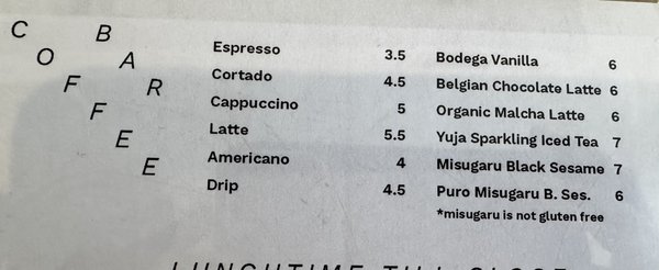Menu photo 7 Bodega Park Los Angeles, CA