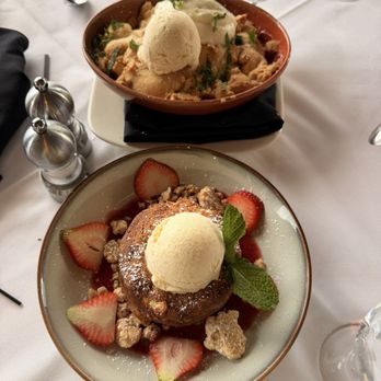 Queensview Steakhouse - Butter cake and peach cobbler - Steakhouses Near Me - Long Beach, California Queensview Steakhouse - Butter cake and peach cobbler - Steakhouses Near Me - Long Beach, California
