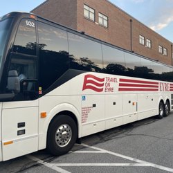 Eyre Bus Service - I took this picture of the bus before leaving the school.