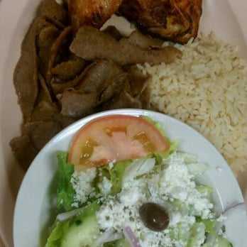 Elsa's Kitchen - 1/4 Greek Chicken, Gyros, Rice Pilaf, Greek Salad, Pita Bread, $9 - New American Near Me - San Diego, California Elsa's Kitchen - 1/4 Greek Chicken, Gyros, Rice Pilaf, Greek Salad, Pita Bread, $9 - New American Near Me - San Diego, California