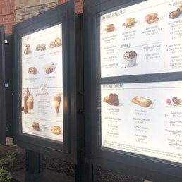 Drive through menu