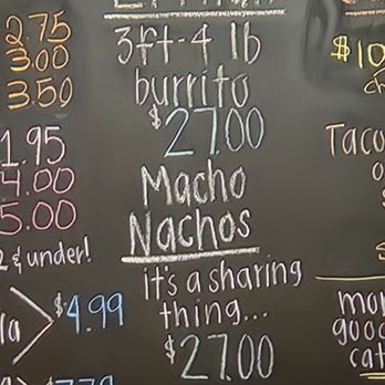 Chile Burrito - A freaking FOUR POUND burrito.  YIKES. - Mexican Near Me - Brentwood, Tennessee