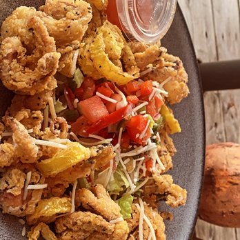 Our House Bistro - Calamari appetizer - New American Near Me - Winooski, Vermont Our House Bistro - Calamari appetizer - New American Near Me - Winooski, Vermont