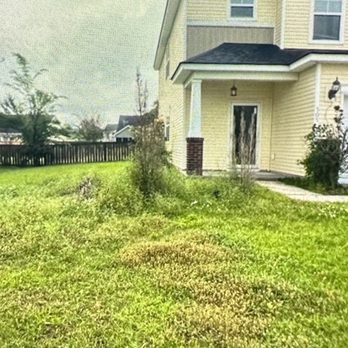 McCoy Exteriors - Before the mow and trim. - Pressure Washers Near Me