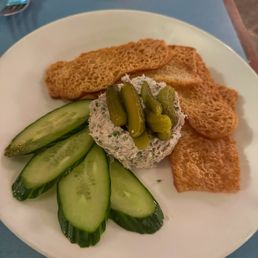 Smoked Bluefish Pâté on Crostini