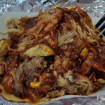 Mountain's BBQ - Pulled Pork loaded Saratoga Chips 7.00 20190802 - Food Trucks Near Me