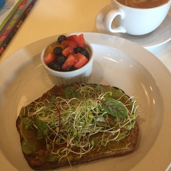 A Place At The Table - Avocado toast with a side of fruit. - Cafes Near Me - Raleigh, North Carolina A Place At The Table - Avocado toast with a side of fruit. - Cafes Near Me - Raleigh, North Carolina