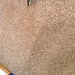 Roth Cleaning - High traffic entrance to kitchen. Soil that cant be removed with normal vacuuming.