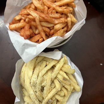 Potato Corner - Chili bbq and garlic parm/sour cream and onion fries - Fast Food Near Me - Santa Clara, California Potato Corner - Chili bbq and garlic parm/sour cream and onion fries - Fast Food Near Me - Santa Clara, California