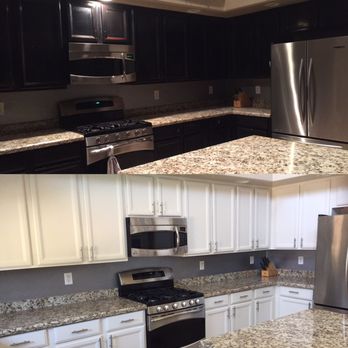 Before And After Painting Cabinets Color Is Dunn Edwards Cottage