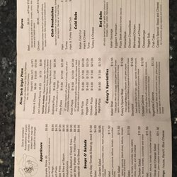 Casey's Pizza & Grill - Menu