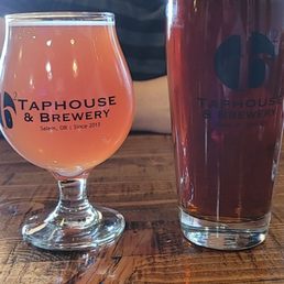 16 oz Ex Novo on the left. Not sure what's on the right but it is a 20 oz beer.