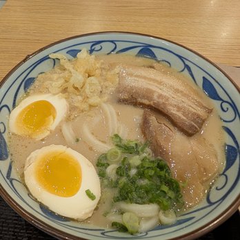 Marugame Udon - Valley Fair - Creamy tonkotsu broth udon - Noodles Near Me - Santa Clara, California