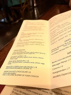 Menu photo 4 Pearl Moon Woodstock, NY