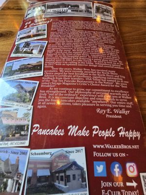 Menu photo 1 Walker Bros Original Pancake House Schaumburg, IL