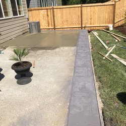 Ransom Concrete Construction - Back patio extension
