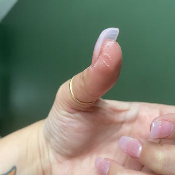 Milan Nails Spa - again the electric file under my nail, grabbed the skin on my finger. - Nail Salons Near Me - Apple Valley, Minnesota