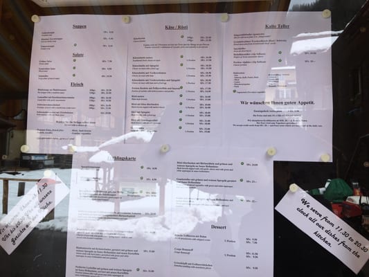 Menu photo 5 Restaurant Stäger-Stübli Mürren, BE