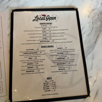 The Local Open - New American Near Me - Frisco, Texas
