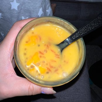 Oh Ye Coconut Desserts - fresh mango pomelo sago on top of their coconut milk jelly - Desserts Near Me - Quincy, Massachusetts Oh Ye Coconut Desserts - fresh mango pomelo sago on top of their coconut milk jelly - Desserts Near Me - Quincy, Massachusetts