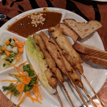 Bangkok Thyme - Chicken Satay - Thai Near Me - Atlanta, Georgia