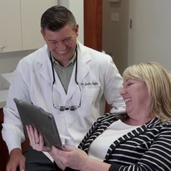 Soquel Dental Office - Dr Shyba helping a patient understand her treatment program. - General Dentistry Near Me - Soquel, California Soquel Dental Office - Dr Shyba helping a patient understand her treatment program. - General Dentistry Near Me - Soquel, California