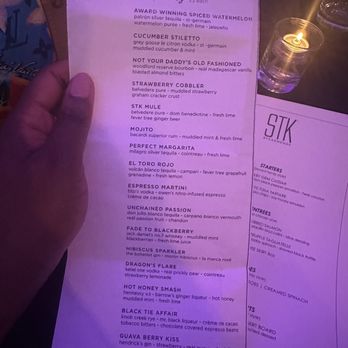 Stk Rooftop Menu STK STEAKHOUSE MIDTOWN NYC - Updated June 2025 - 2622 Photos & 2178 ...