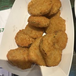 Poor Man's Country Club - Fried pickles I would say these are the best around went to a few fancy places and these top them all .. bomb af so crunchy a must try