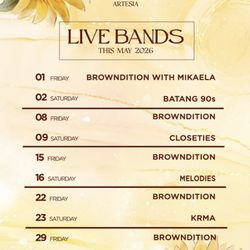 Gerry's Grill - May 2026 Band Line Up