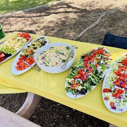 Catering for All Occasions - Salad Bar - Fruit salad, grilled veggies, pasta salad, garden salad, chopped salad